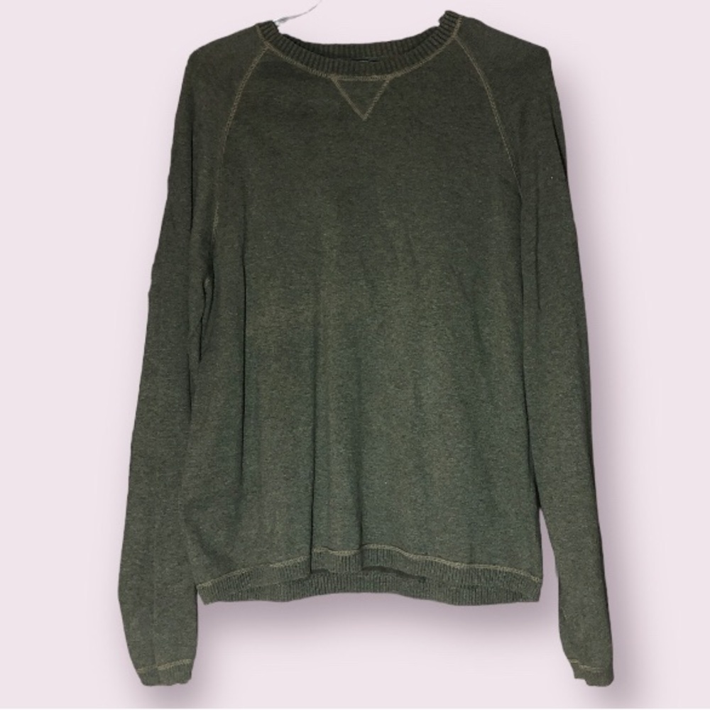 Men Ralph Lauren Polo Jeans Company 100 percent cotton green long sleeve